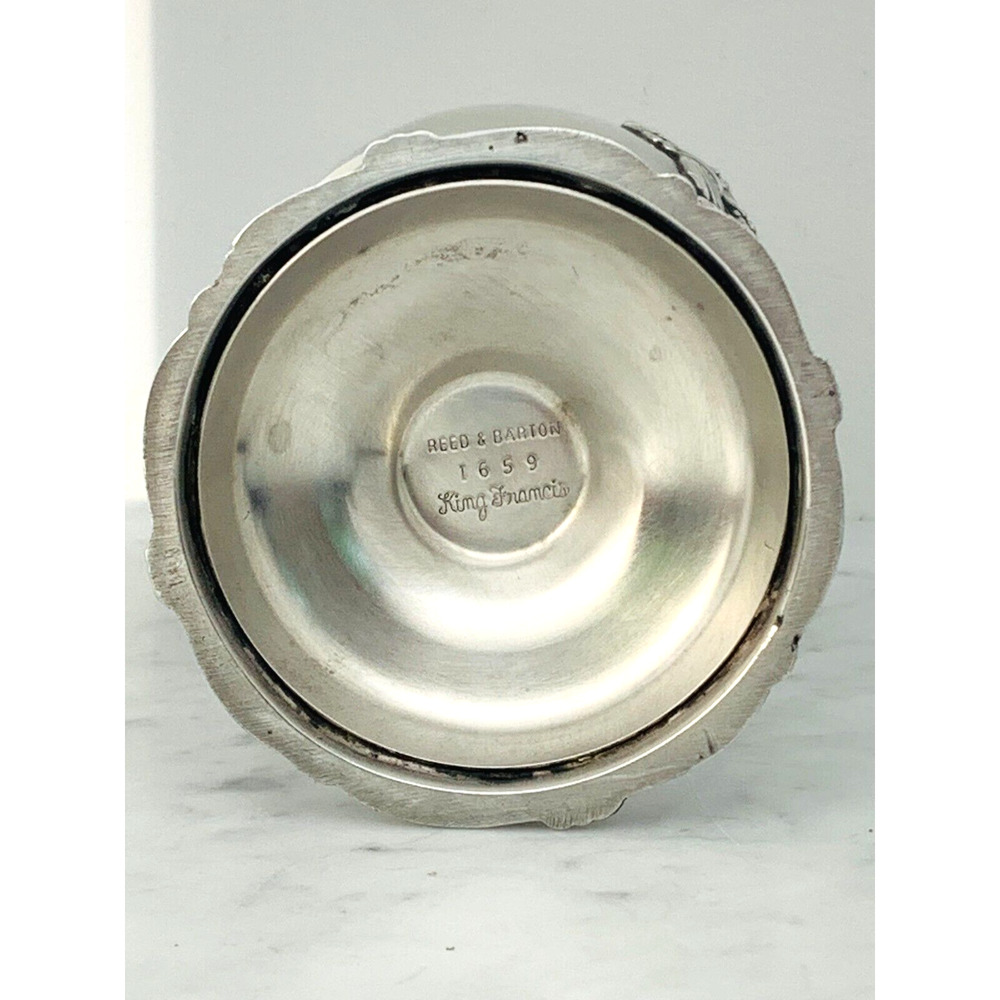 Reed & Barton King Francis Water Goblet 6-1/2" Silverplate 1659 Chalice Cup GUC - Picture 5 of 7